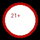 21岁以上年龄限制标识